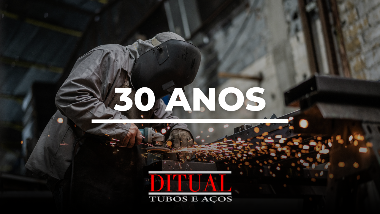 30 anos de experiência em tubos de aço